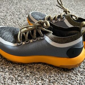 Allbirds Telluride Trail Running Shoes Gray and Yellow Women’s Size 9